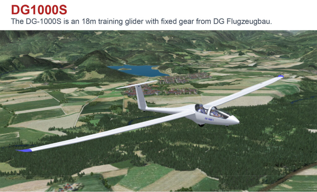Image du planeur DG100S du logiciel Condor